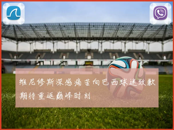 维尼修斯深感痛苦向巴西球迷致歉期待重返巅峰时刻